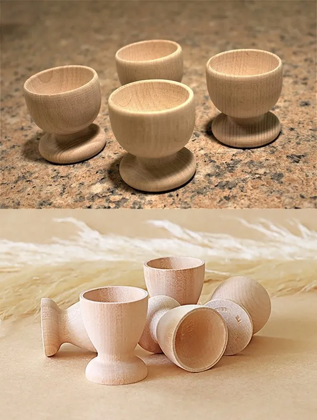 wood turning egg cups samples by cnc lathe (2) wood turning egg cups samples by cnc lathe (2)