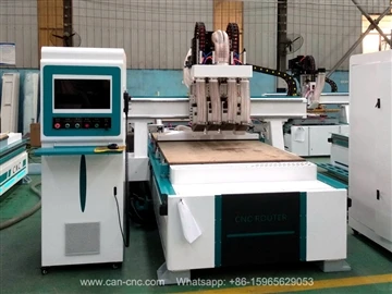 Алжирски пневматичен Atc Cnc рутер с множество шпиндели е готов. Благодарим з...