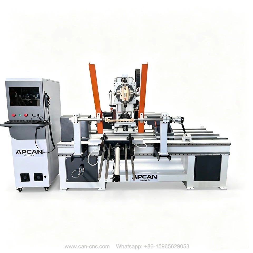 5 ос CNC струг за дърво